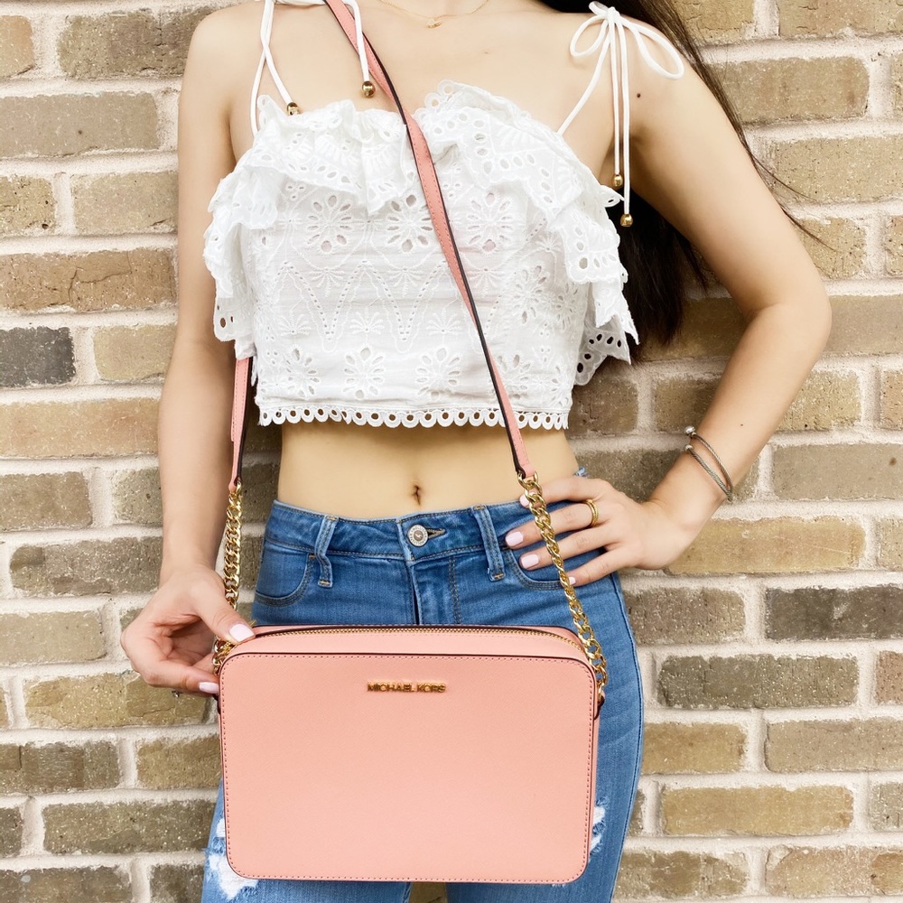 Gaby’sBags👜💕-NWT Michael Kors Large Crossbody🌸 - Picture 2 of 4